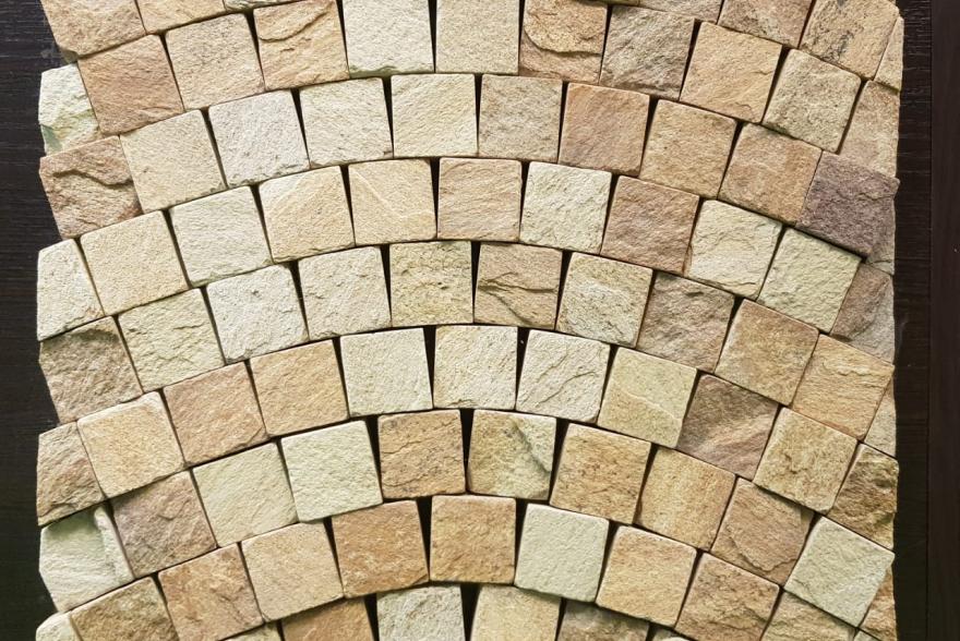 брусчатка пиленая златолит