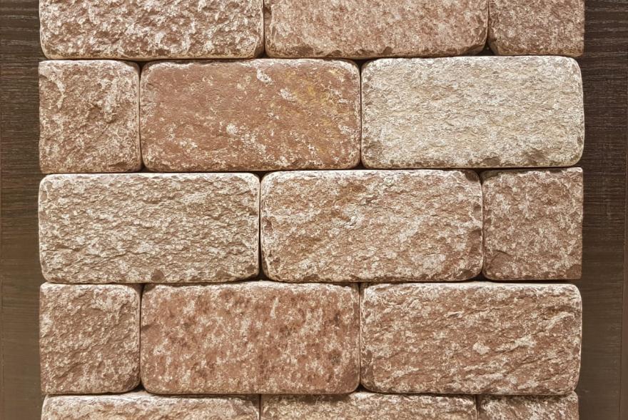 брусчатка гранитная серая состаренная