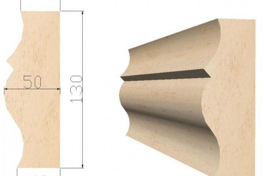 Архитектурные элементы из известняка - КН1  50*130*L