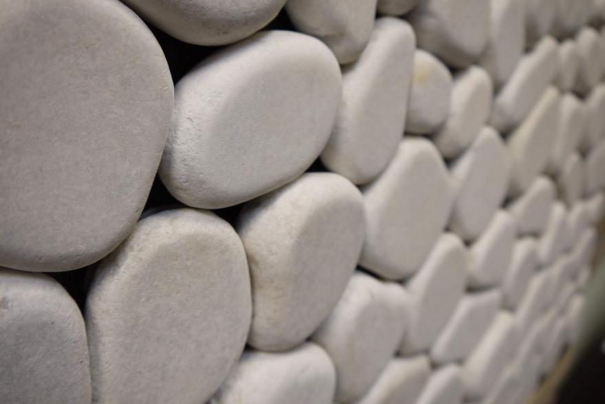 Галька - Мраморная галька галтованная - 5