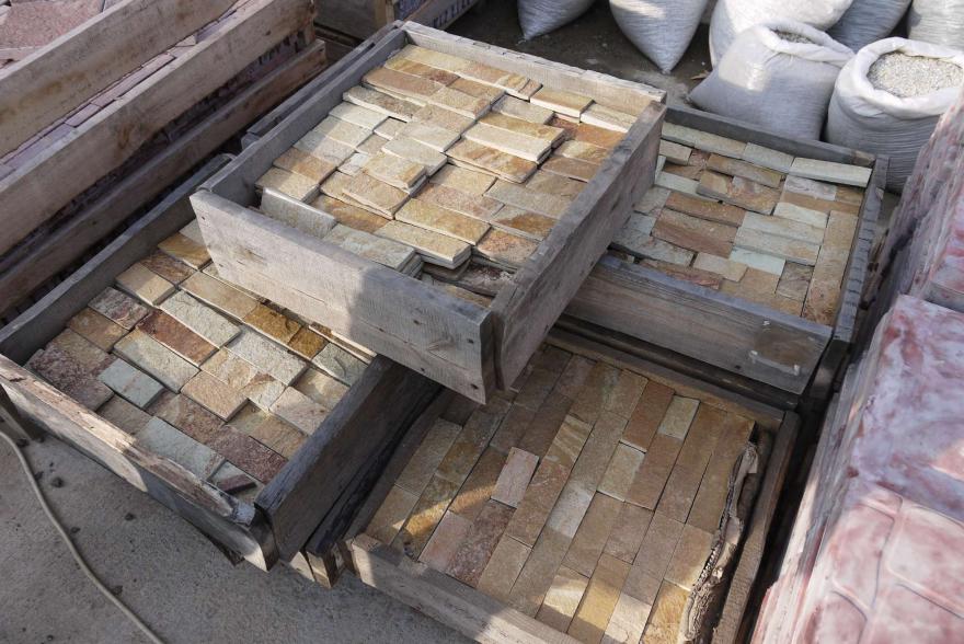 Интерьерный натуральный камень - Златалит декоративный камень - 8