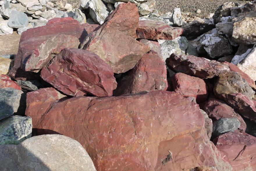 Ландшафтный камень - Яшма окварцованная - 14