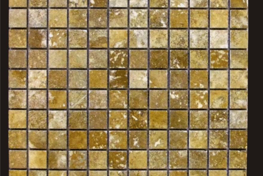 Мозаика каменная - Мозаика Травертин Желтый 