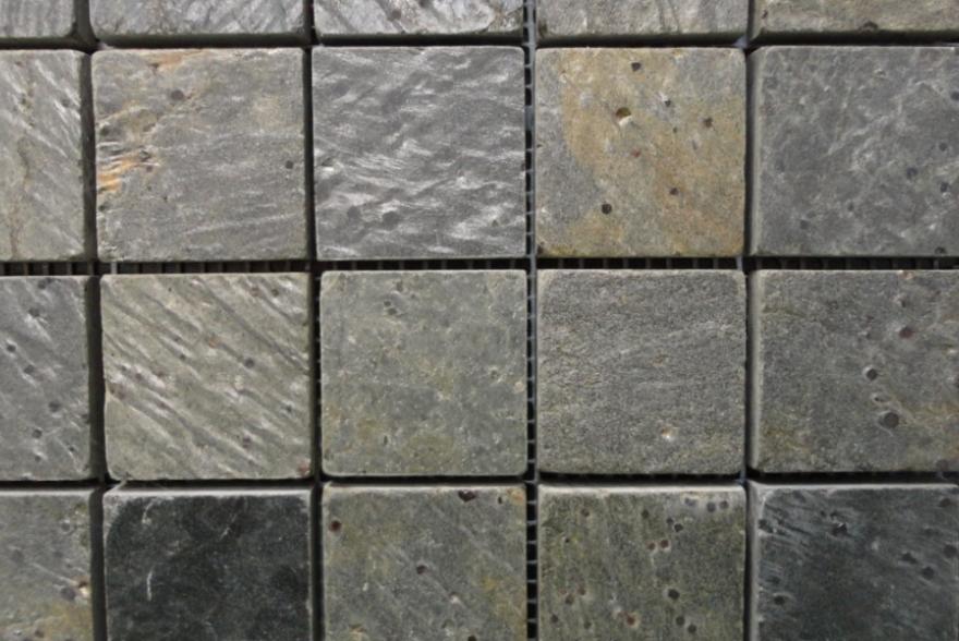 Мозаика каменная - Сланец Dark Green