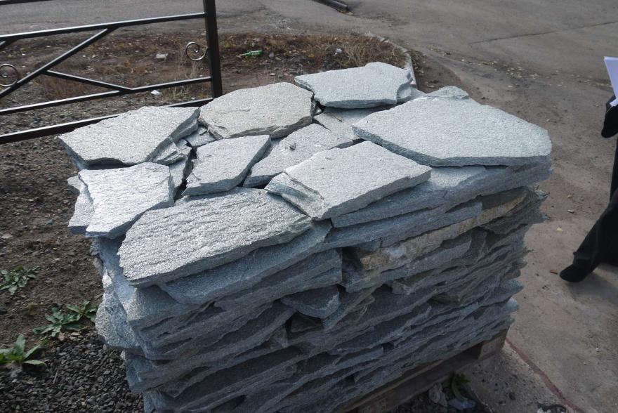 Плитняк - Серебрит галтованный - 1