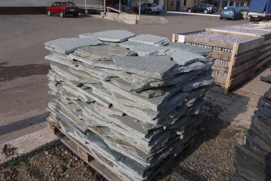 Плитняк - Серебрит галтованный - 3